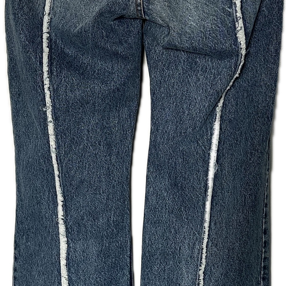 NWT REVICE A-list Highlight White Stripe Jeans, 29 - Picture 3 of 14